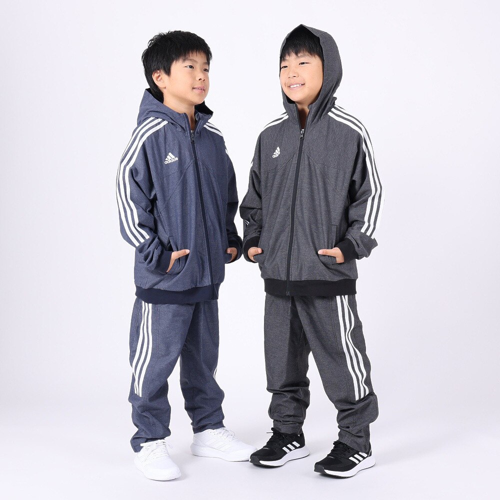 あでぃだす（キッズ）ティロ デニムルック ウーブン レギュラーフィット ウインドブレーカージャケット IJM09-IK7378