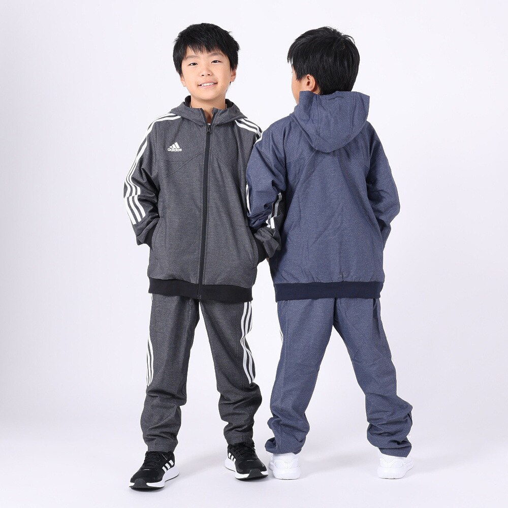 あでぃだす（キッズ）ティロ デニムルック ウーブン レギュラーフィット ウインドブレーカージャケット IJM09-IK7379