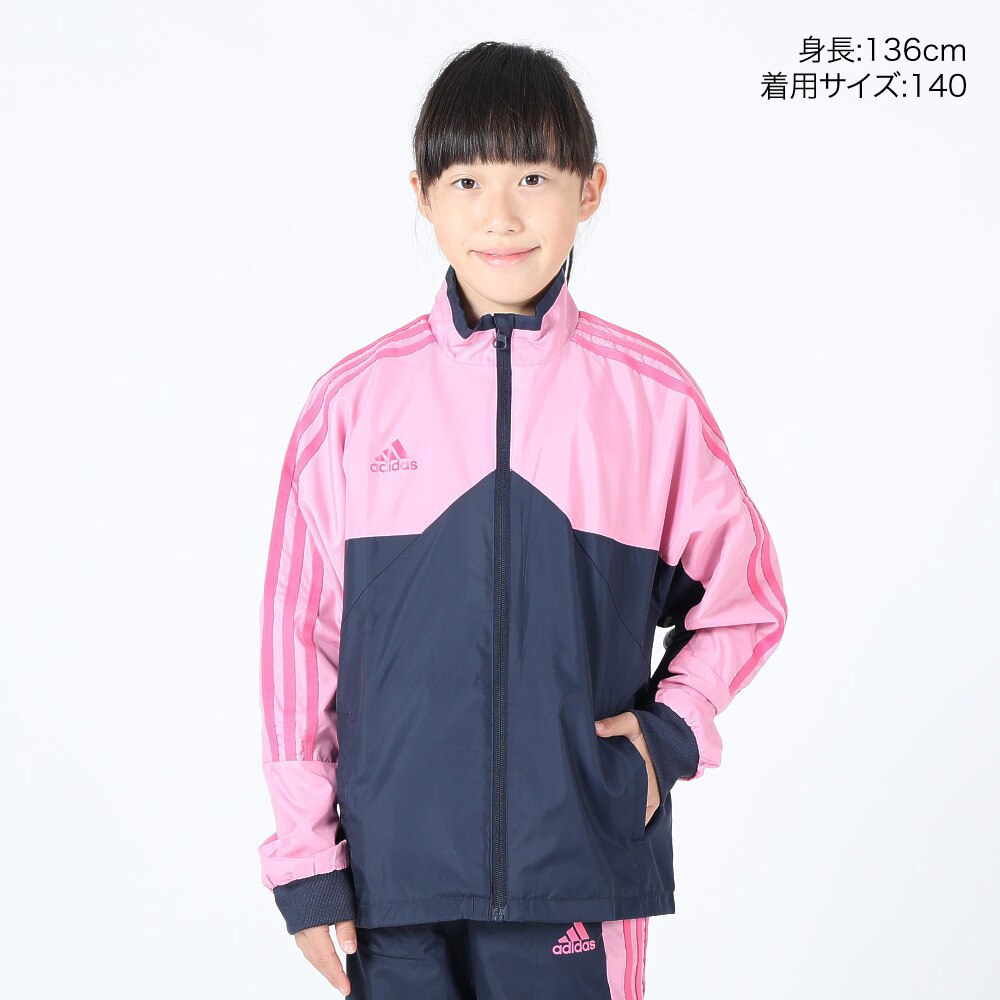 あでぃだす（キッズ）ティロ タフタ ルーズフィット ウインドブレーカージャケット IJM13-IK7391