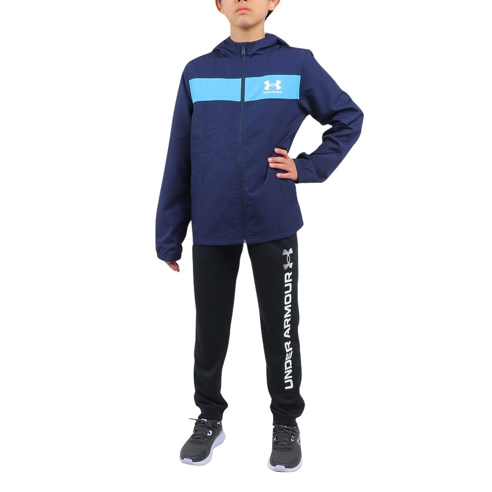 アンダーアーマー（UNDER ARMOUR）（キッズ）SPORTSTY ウインドブレーカー 1370183 410