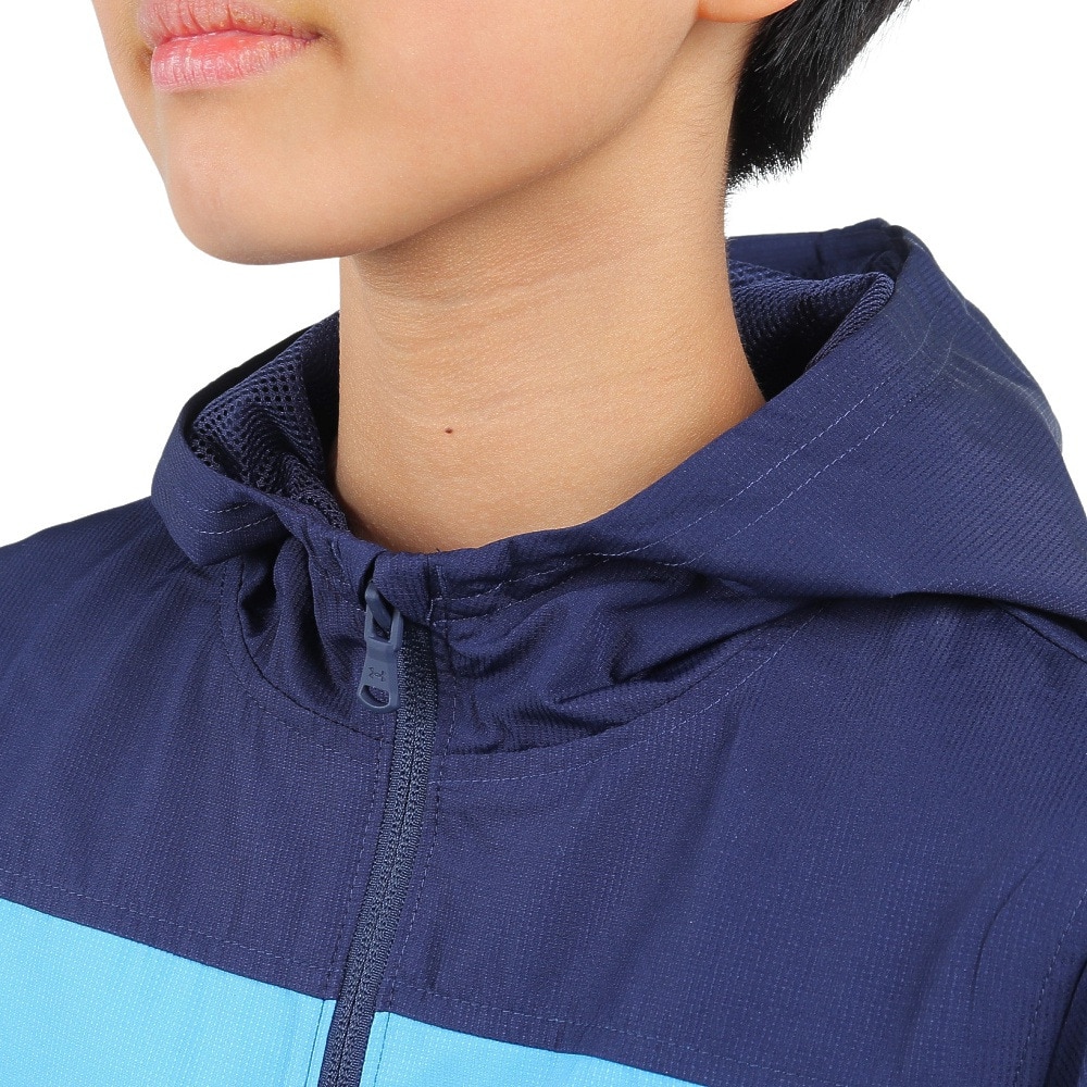 アンダーアーマー（UNDER ARMOUR）（キッズ）SPORTSTY ウインドブレーカー 1370183 410