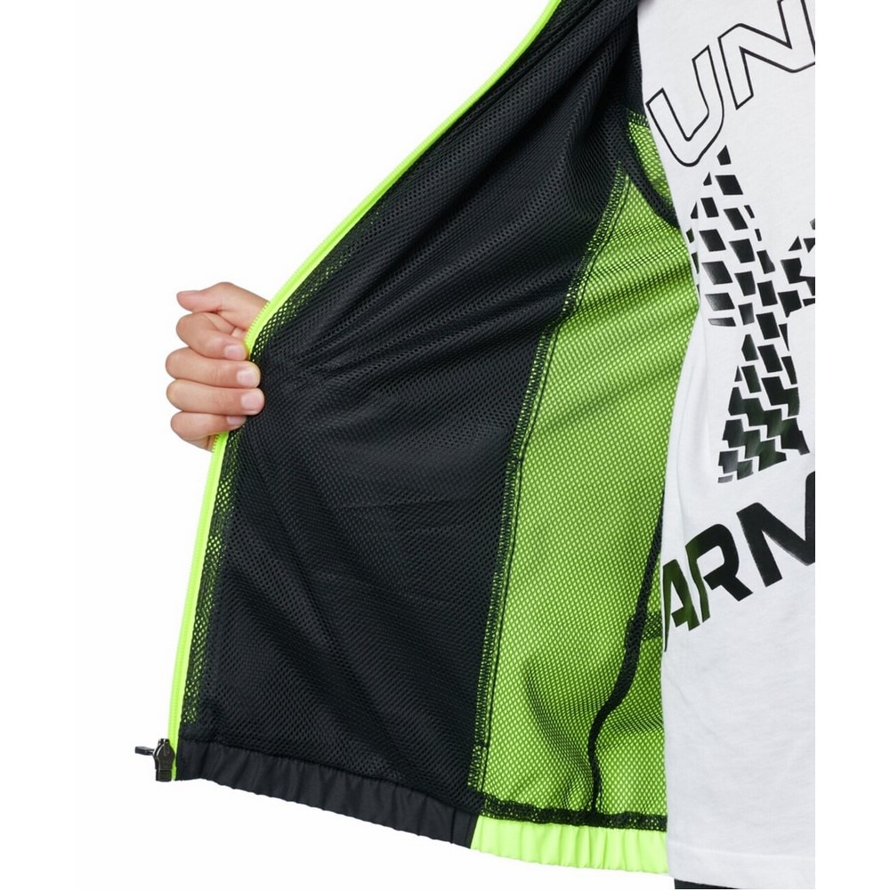 アンダーアーマー（UNDER ARMOUR）（キッズ）スポーツスタイル メッシュ ジャケット 6000884 002