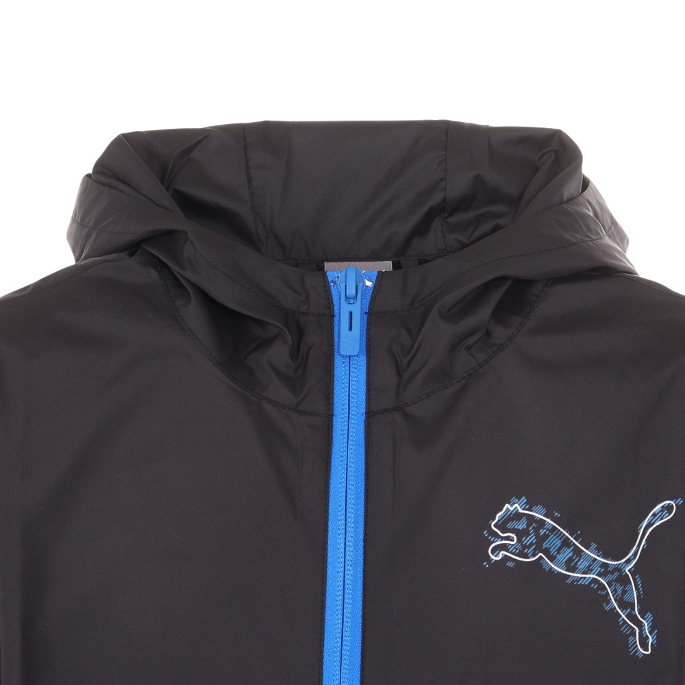 プーマ（PUMA）（キッズ）ジュニア ACTIVE SPORTS ノンラインドジャケット 67771201 01 BLK
