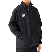 (キッズ)フルジップ ウインドジャケット 裏地起毛トリコット ABJ45288BK