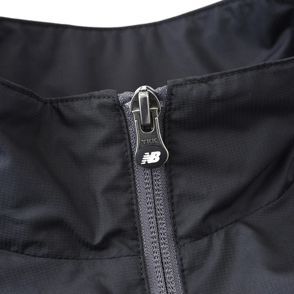 ニューバランス（new balance）（キッズ）フルジップ ウインドジャケット 裏地起毛トリコット ABJ45288CHC