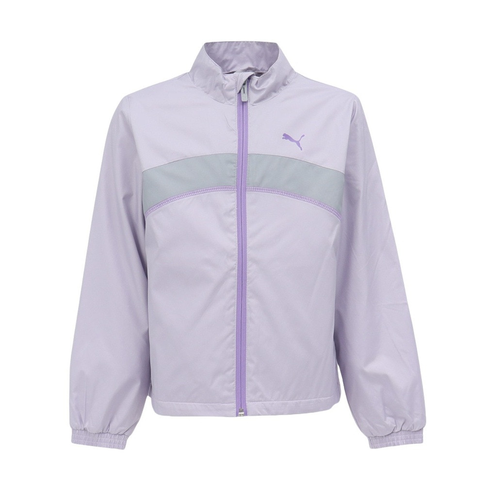 プーマ（PUMA）（キッズ）ジュニア ウーブン トリコット ラインド ジャケット 689990 50 PNK