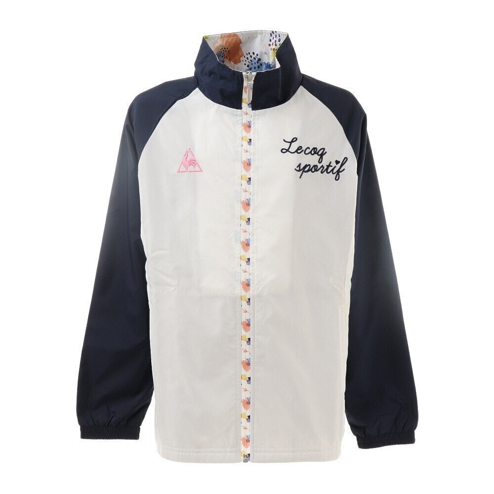  ガールズ ウィンドジャケット QMJOJF30 WHT スポーツウェア オンライン価格