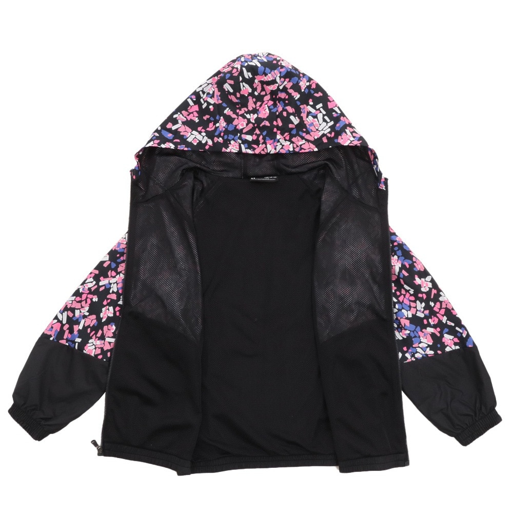 アンダーアーマー（UNDER ARMOUR）（キッズ）ガールズ ウーブン フルジップ ジャケット 1371095 002
