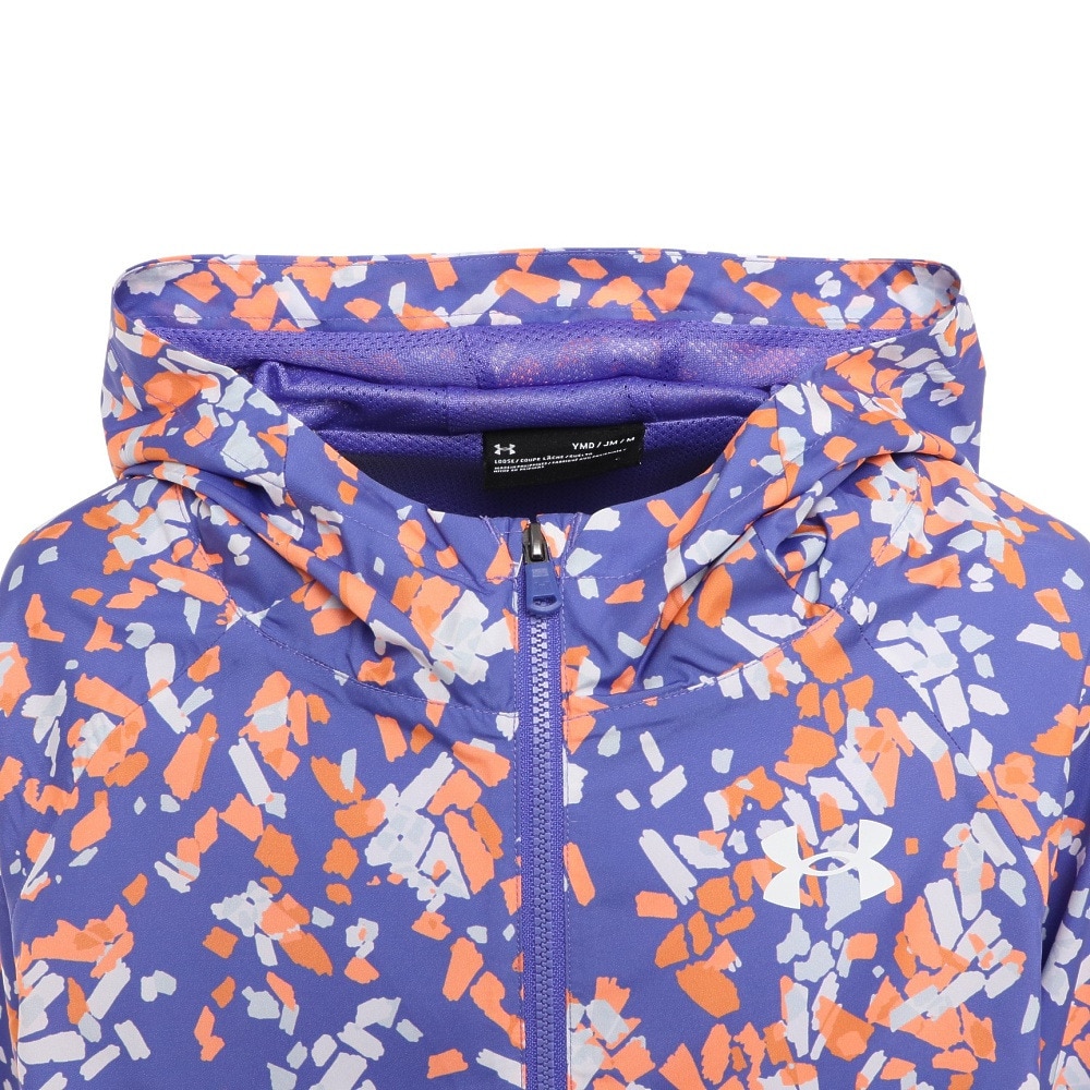 アンダーアーマー（UNDER ARMOUR）（キッズ）ジュニア ウーブン フルジップ ジャケット 1371095 184
