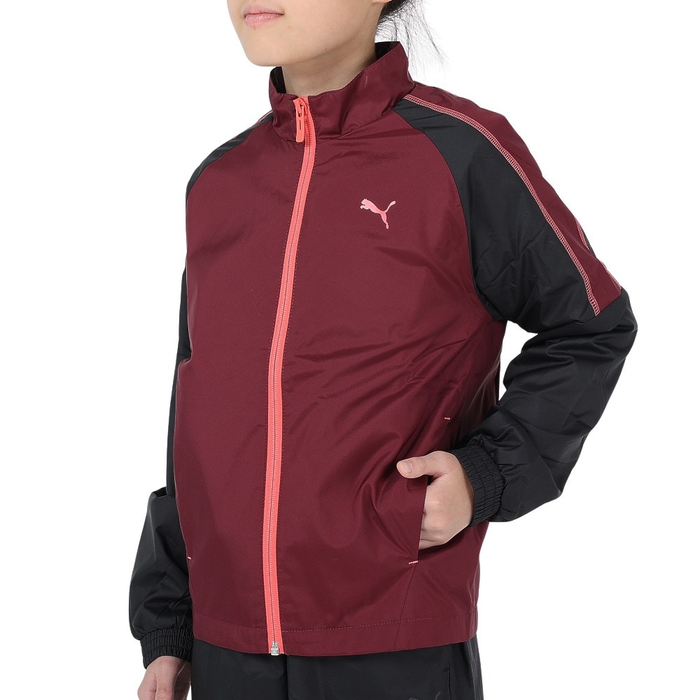プーマ（PUMA）（キッズ）ジャケット キッズ ガールズ MOTION ウーブン ウラトリコット 677727 22 VLT