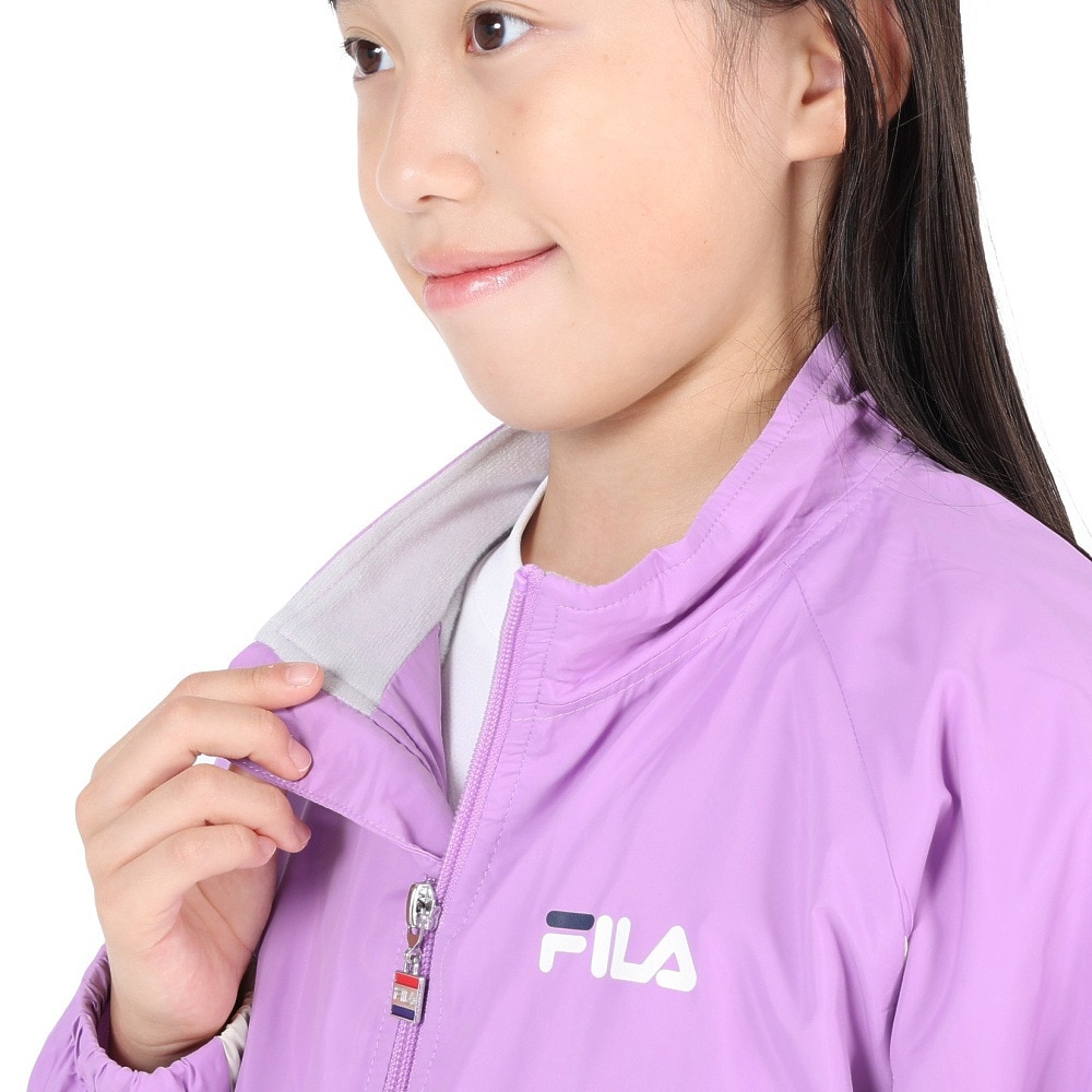 フィラ（FILA）（キッズ）ジュニア 裏トリコットジャケット 143-715LAV