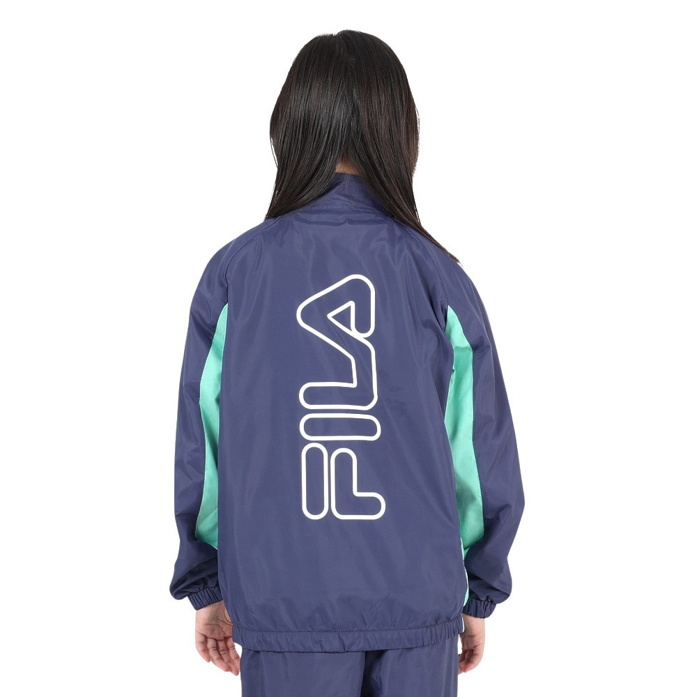 フィラ（FILA）（キッズ）ジュニア 裏トリコットジャケット 143-715NV