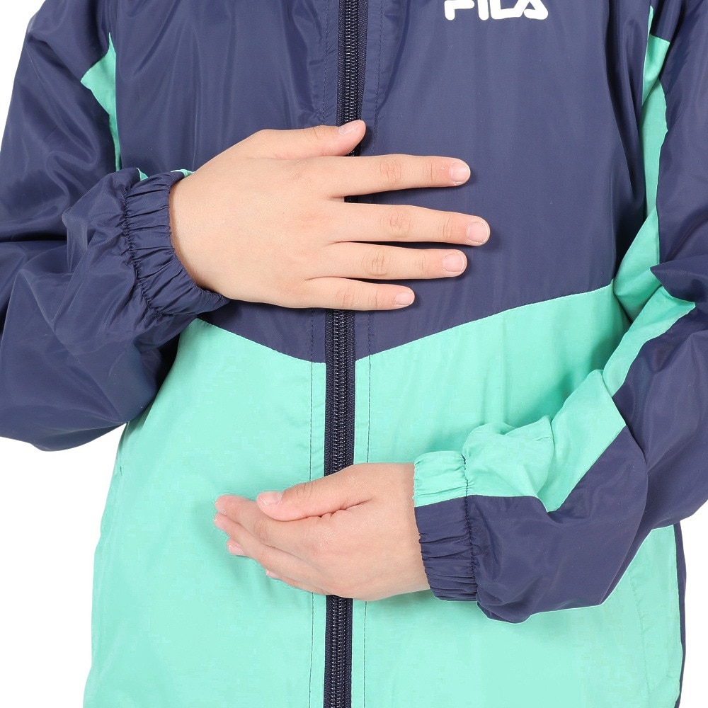 フィラ（FILA）（キッズ）ジュニア 裏トリコットジャケット 143-715NV