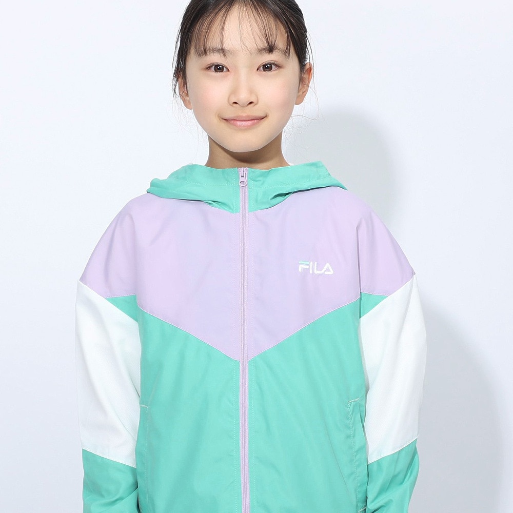 フィラ（FILA）（キッズ）裏メッシュ タフタジャケット 144713-MNT