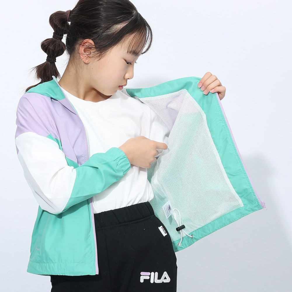 フィラ（FILA）（キッズ）裏メッシュ タフタジャケット 144713-MNT