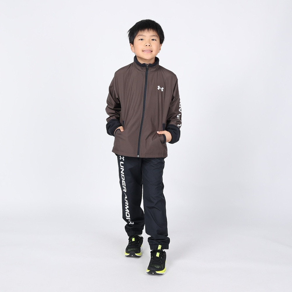 アンダーアーマー（UNDER ARMOUR）（キッズ）ハイブリッド ウーブン フルジップ ジャケット 1381177 200