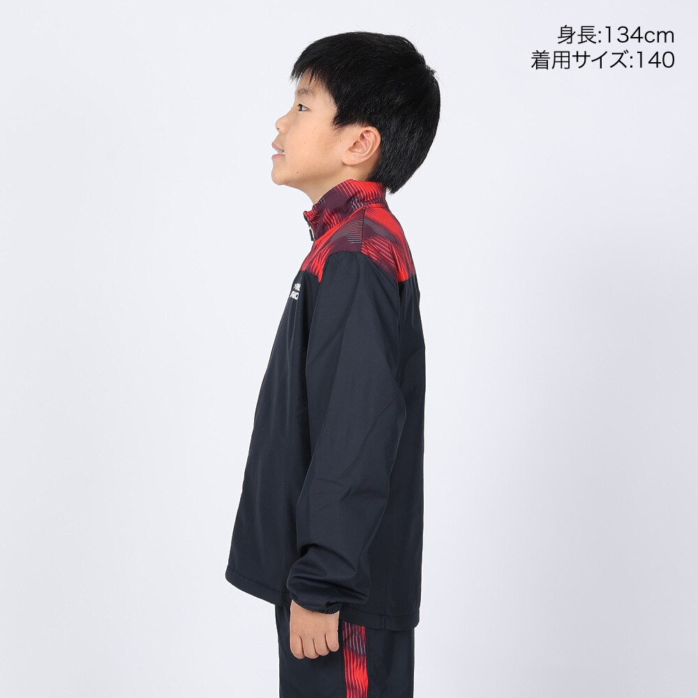 アンダーアーマー（UNDER ARMOUR）（キッズ）ジュニア トリコット プリント ウーブン フルジップ ジャケット 1381178 002