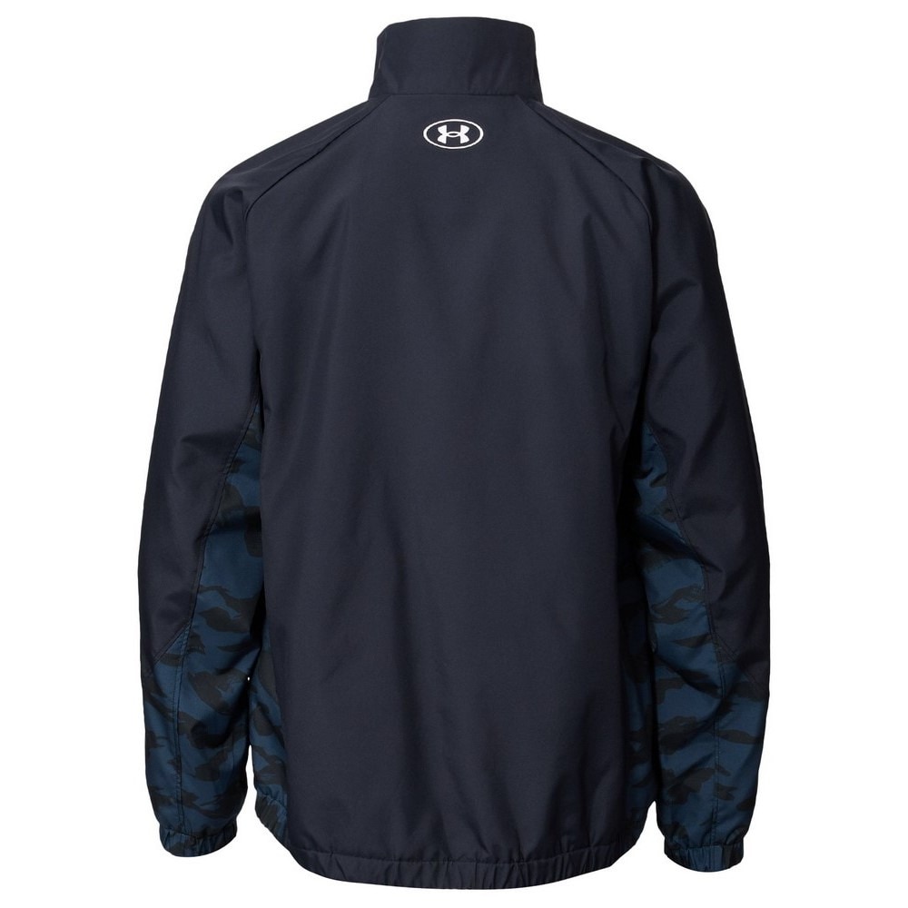 アンダーアーマー（UNDER ARMOUR）（キッズ）ジュニア トリコット ラインド プリント ウーブン フルジップ ジャケット 1388286 001