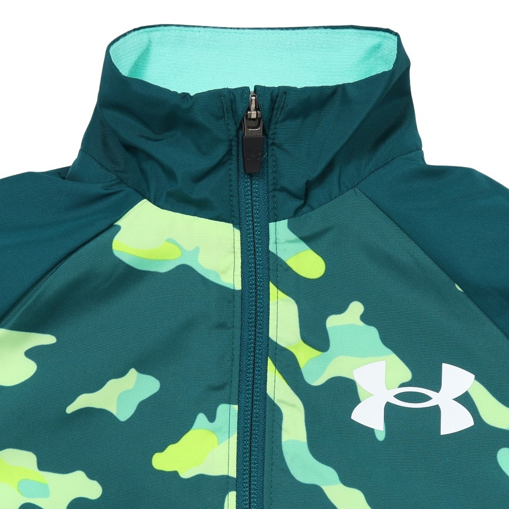 アンダーアーマー（UNDER ARMOUR）（キッズ）ジュニア トリコット グラフィック ウーブン ジャケット 1372177 461