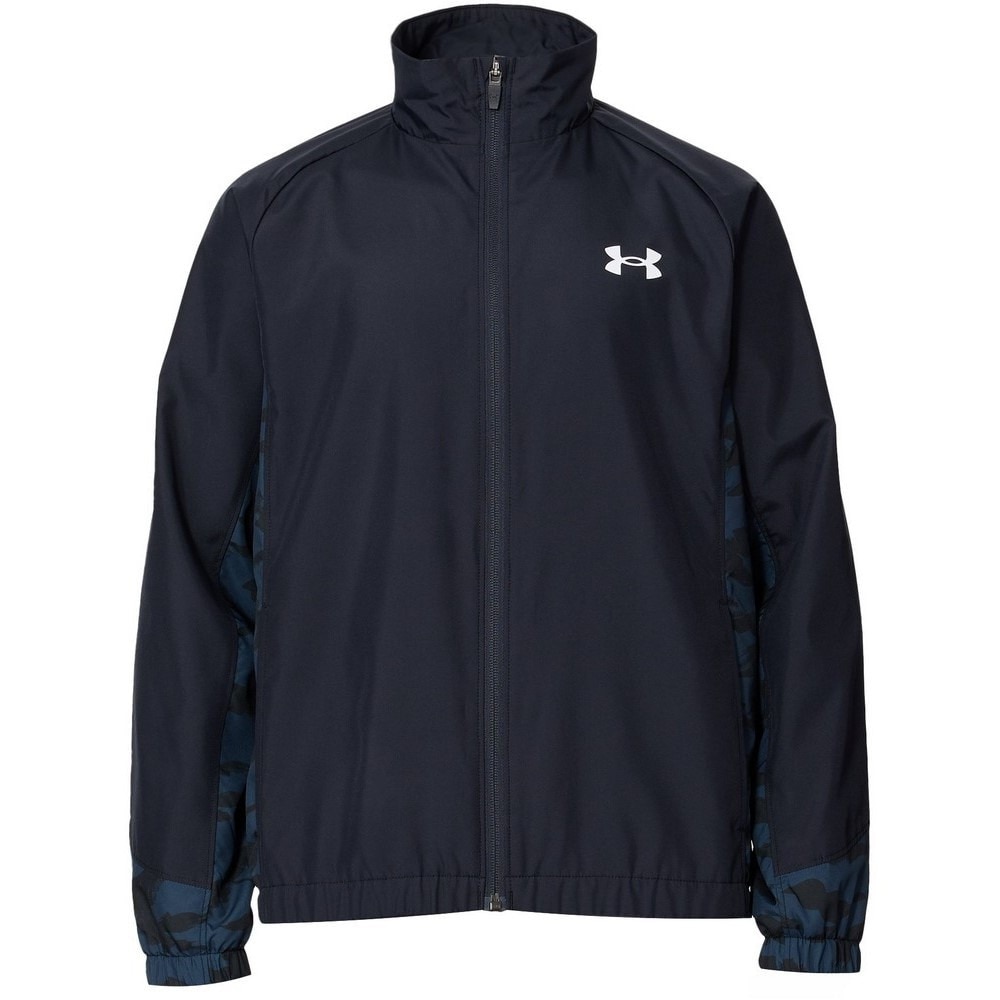 アンダーアーマー（UNDER ARMOUR）（キッズ）ジュニア トリコット ラインド プリント 上下セット 1388286 001 1388287 001