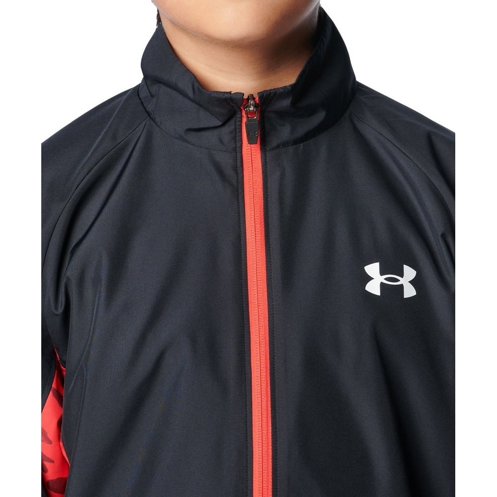 アンダーアーマー（UNDER ARMOUR）（キッズ）ジュニア トリコット ラインド プリント 上下セット 1388286 002 1388287 002