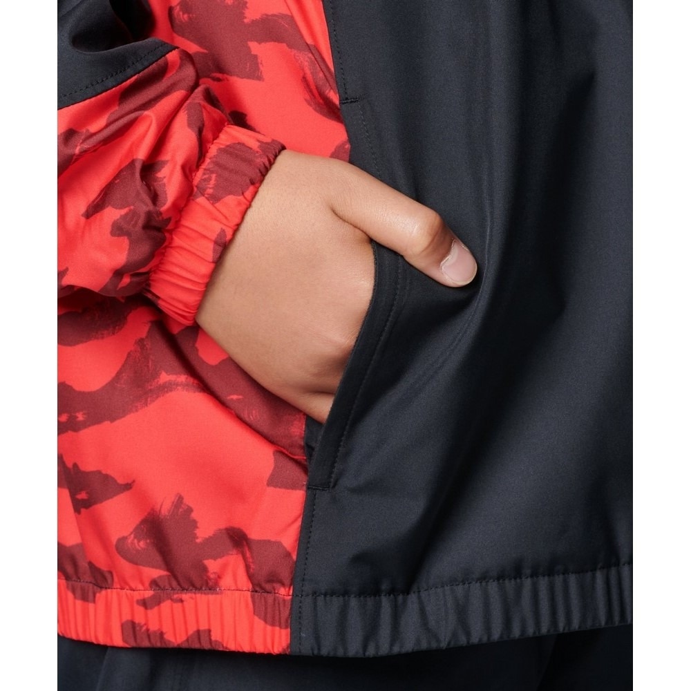 アンダーアーマー（UNDER ARMOUR）（キッズ）ジュニア トリコット ラインド プリント 上下セット 1388286 002 1388287 002