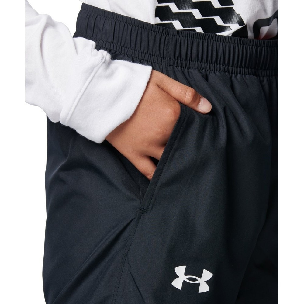 アンダーアーマー（UNDER ARMOUR）（キッズ）ジュニア トリコット ラインド プリント 上下セット 1388286 002 1388287 002