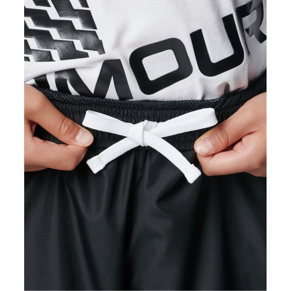 アンダーアーマー（UNDER ARMOUR）（キッズ）スポーツスタイル メッシュ パンツ 6000885 001