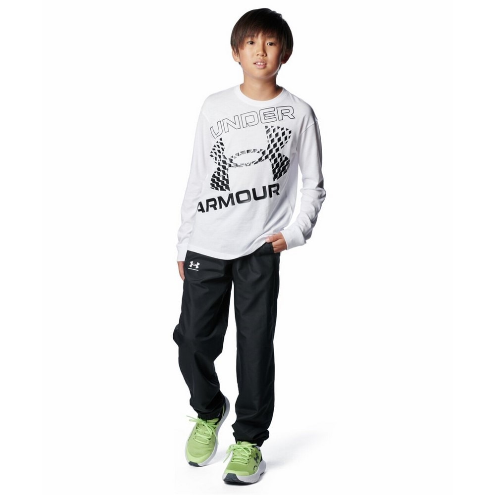アンダーアーマー（UNDER ARMOUR）（キッズ）スポーツスタイル メッシュ パンツ 6000885 001