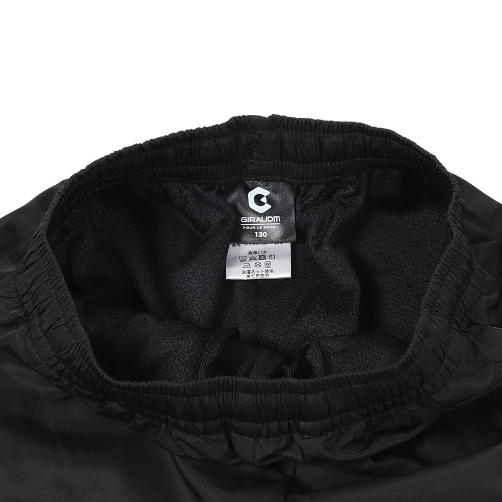 ジローム（GIRAUDM）（キッズ）ジュニア 絶耐撥水 メッシュ ブレーカー パンツ WB4F0014-TR856-GRSD BLK