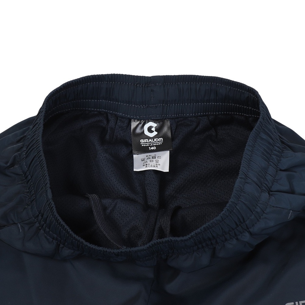 ジローム（GIRAUDM）（キッズ）ジュニア 絶耐撥水 メッシュ ブレーカー パンツ WB4F0014-TR856-GRSD NVY