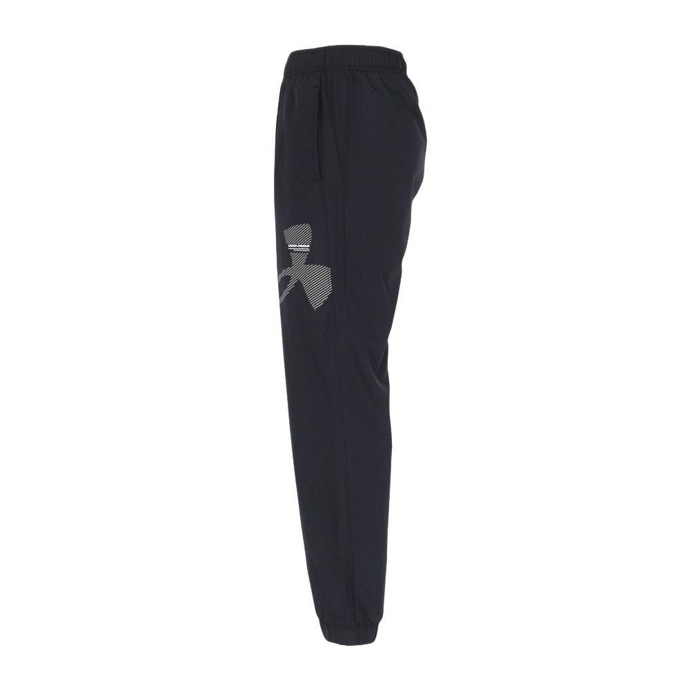 アンダーアーマー（UNDER ARMOUR）（キッズ）ボーイズ トリコット ラインド ビッグロゴ パンツ 6007821 001