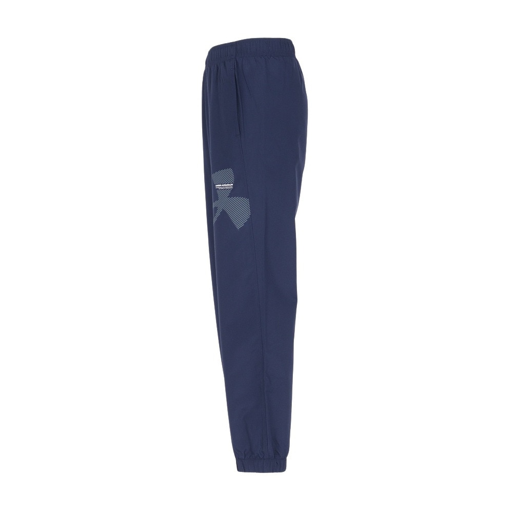 アンダーアーマー（UNDER ARMOUR）（キッズ）ボーイズ トリコット ラインド ビッグロゴ パンツ 6007821 403