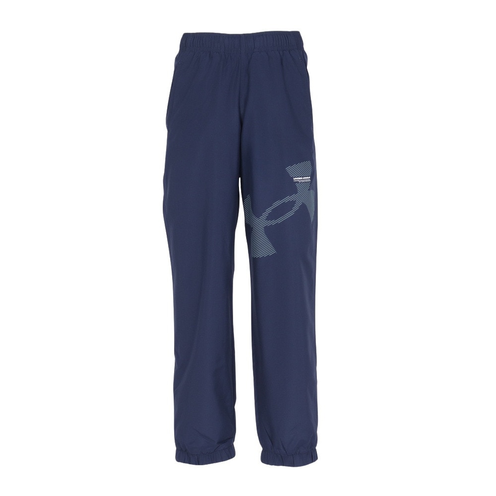アンダーアーマー（UNDER ARMOUR）（キッズ）ボーイズ トリコット ラインド ビッグロゴ パンツ 6007821 403