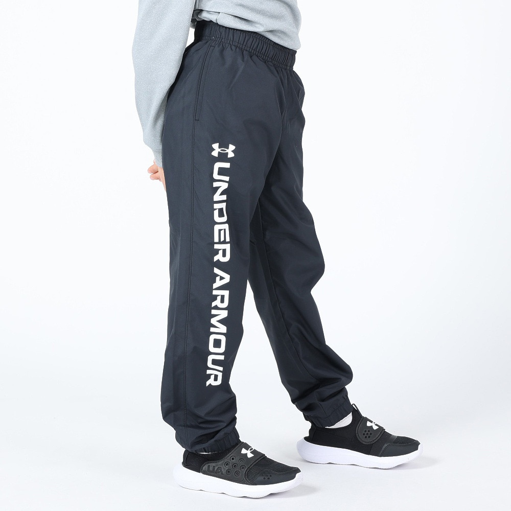 アンダーアーマー（UNDER ARMOUR）（キッズ）ジュニア トリコット ラインド ウーブン パンツ 1381179 001