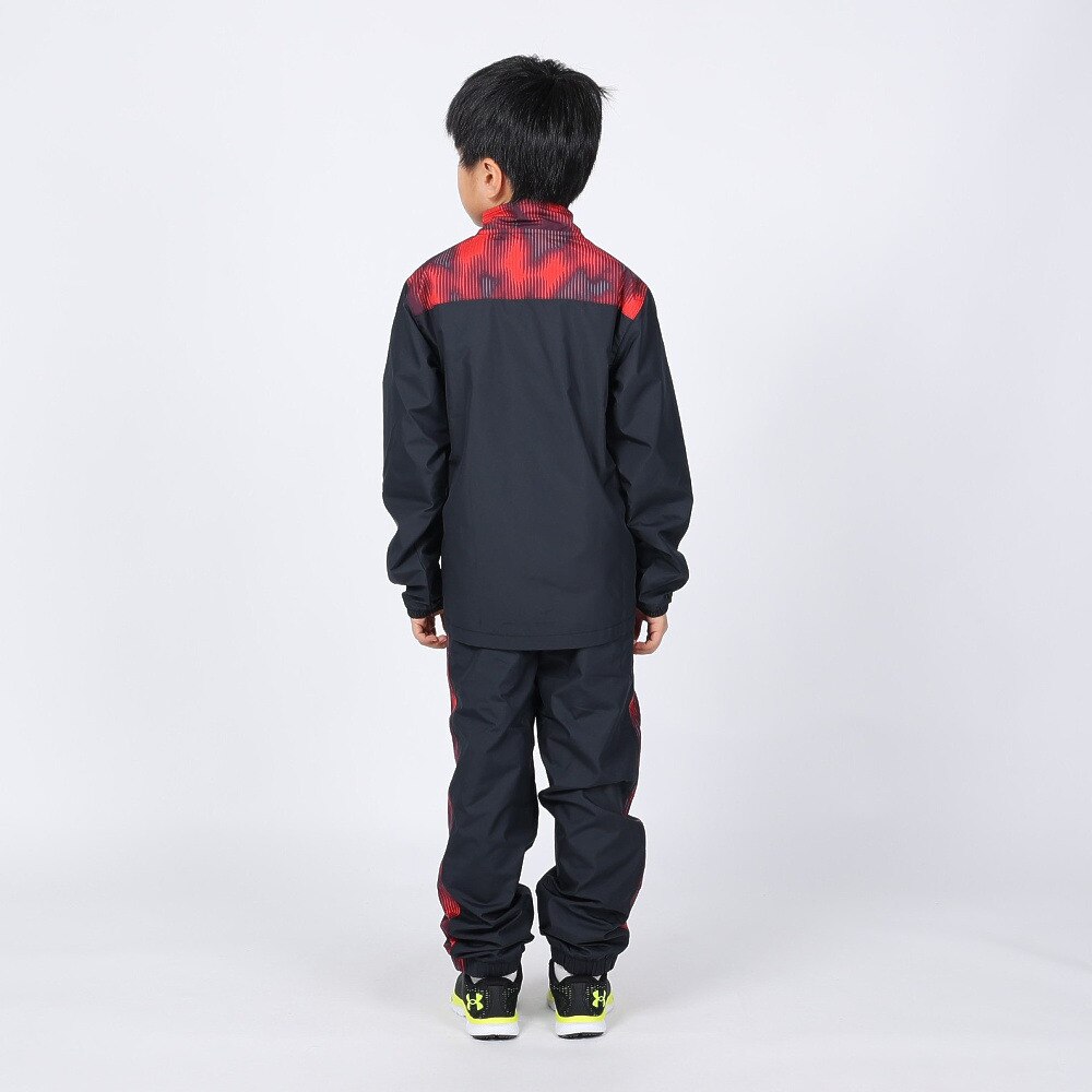 アンダーアーマー（UNDER ARMOUR）（キッズ）ジュニア トリコット プリント ウーブン パンツ 1381856 002