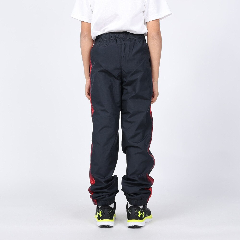 アンダーアーマー（UNDER ARMOUR）（キッズ）ジュニア トリコット プリント ウーブン パンツ 1381856 002