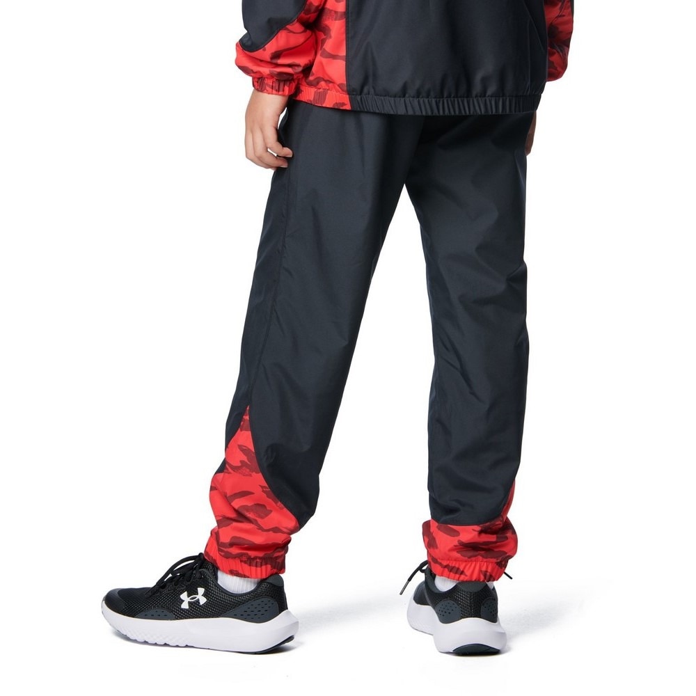 アンダーアーマー（UNDER ARMOUR）（キッズ）ジュニア トリコット ラインド プリント ウーブン パンツ 1388287 002