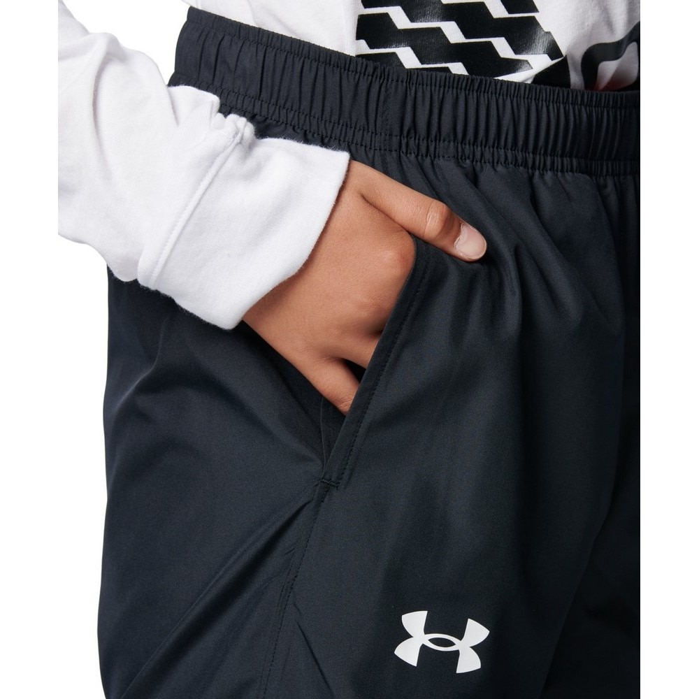 アンダーアーマー（UNDER ARMOUR）（キッズ）ジュニア トリコット ラインド プリント ウーブン パンツ 1388287 002