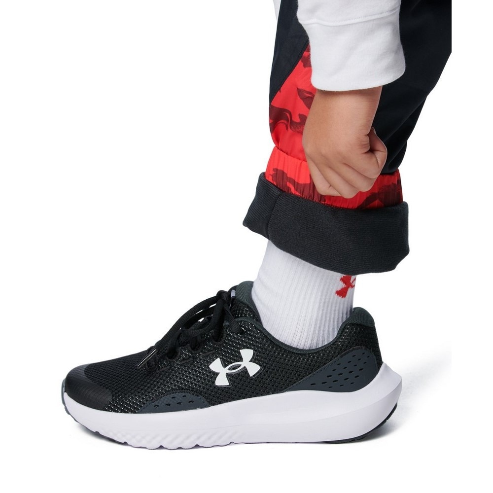 アンダーアーマー（UNDER ARMOUR）（キッズ）ジュニア トリコット ラインド プリント ウーブン パンツ 1388287 002