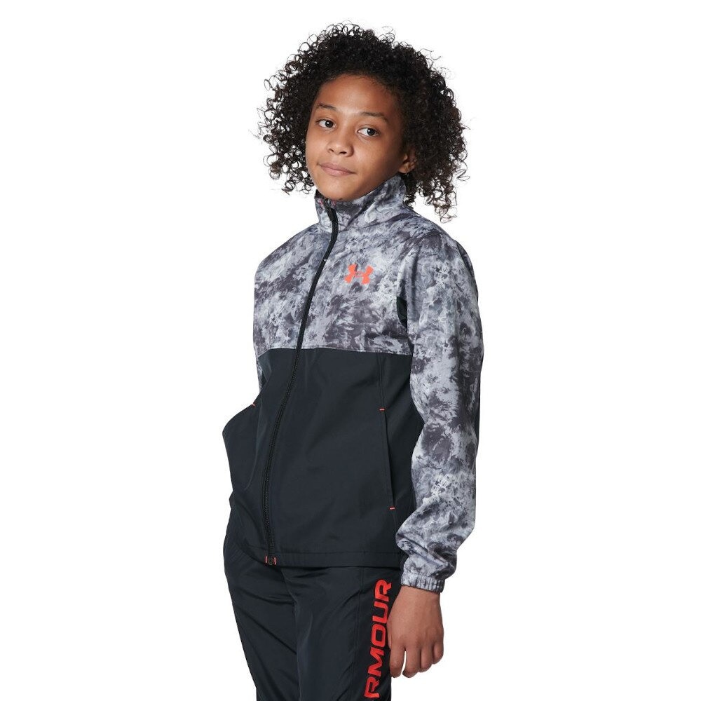 アンダーアーマー（UNDER ARMOUR）（キッズ）ジュニア トリコット ライン ジャケット 1368589 012