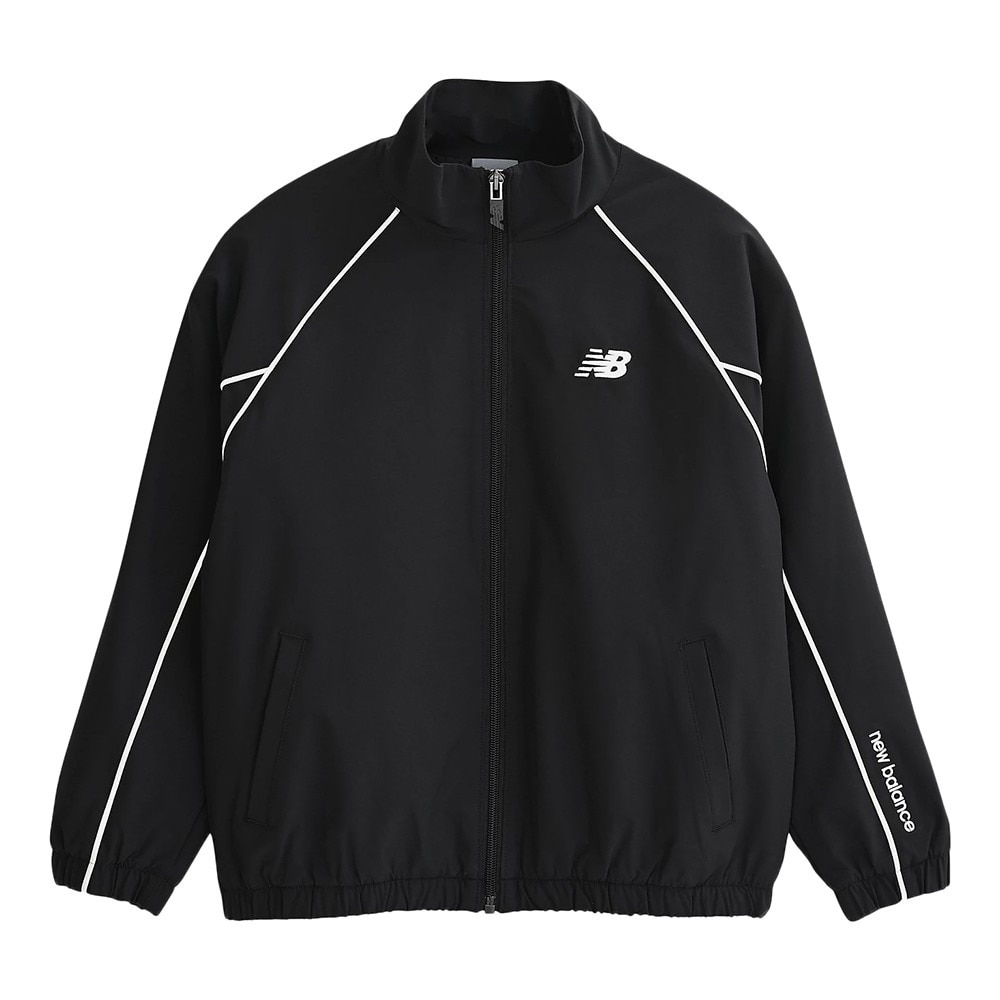 ニューバランス（new balance）（キッズ）ジュニア Brushed Tricot Lined ウーブントラックジャケット YJ53171BK