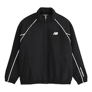 (キッズ)ジュニア Brushed Tricot Lined ウーブントラックジャケット YJ53171BK