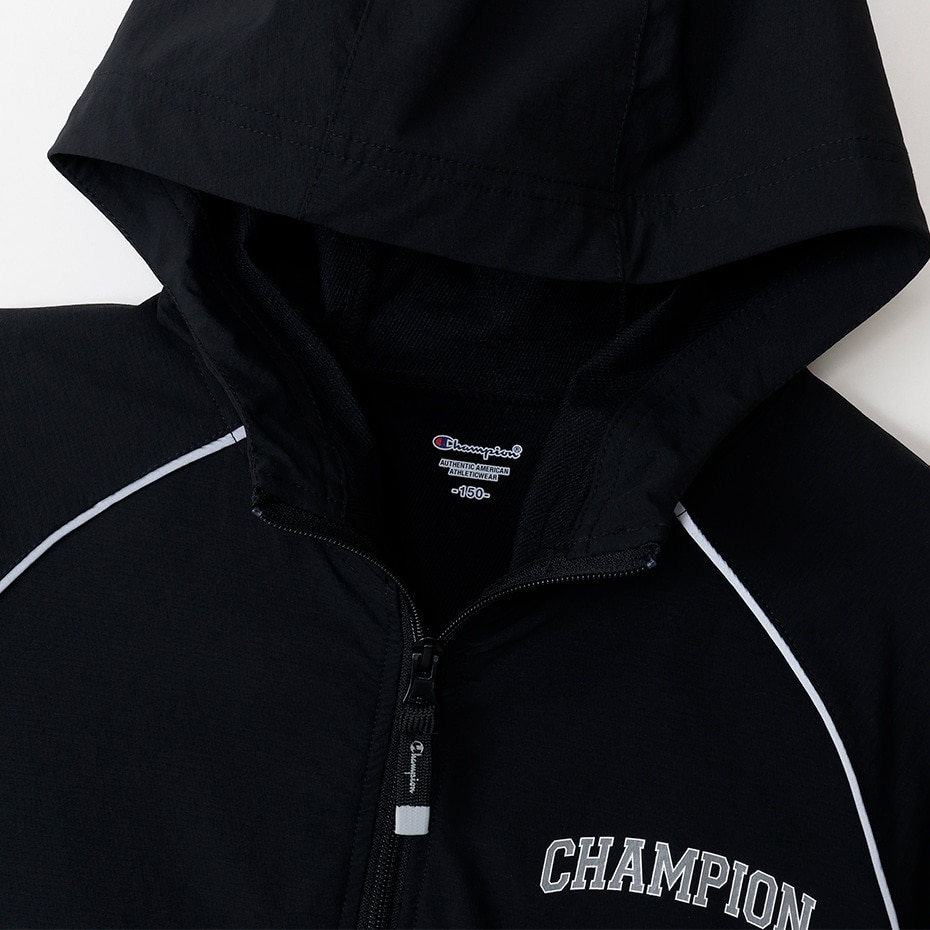 チャンピオン（CHAMPION）（キッズ）キッズ ジップ フーデッド ジャケット CK-AS601 090