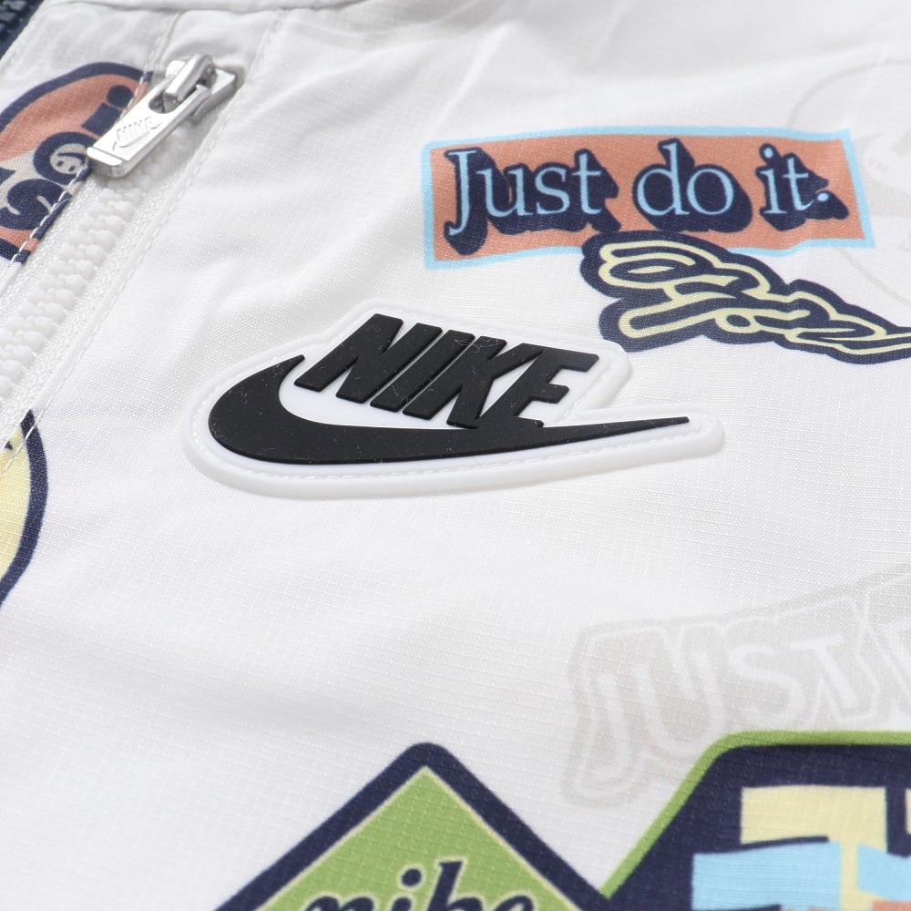 ナイキ（NIKE）（キッズ）ハーフジップ プリントブロック アノラックジャケット 76K536-782