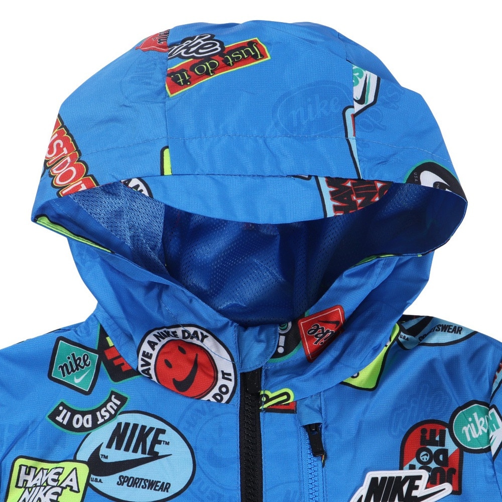 ナイキ（NIKE）（キッズ）ハーフジップ プリントブロック アノラックジャケット 86K536-B68