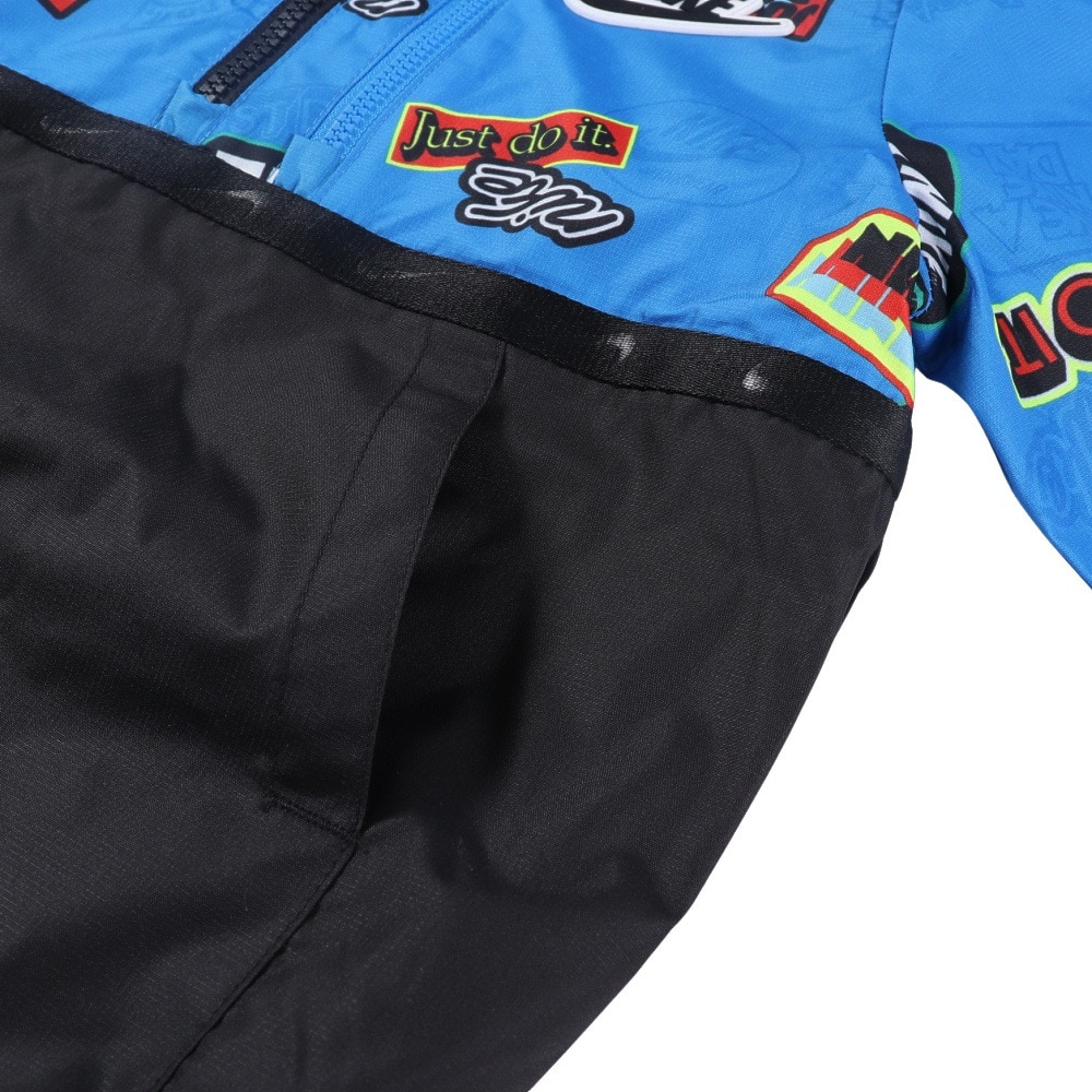 ナイキ（NIKE）（キッズ）ハーフジップ プリントブロック アノラックジャケット 86K536-B68