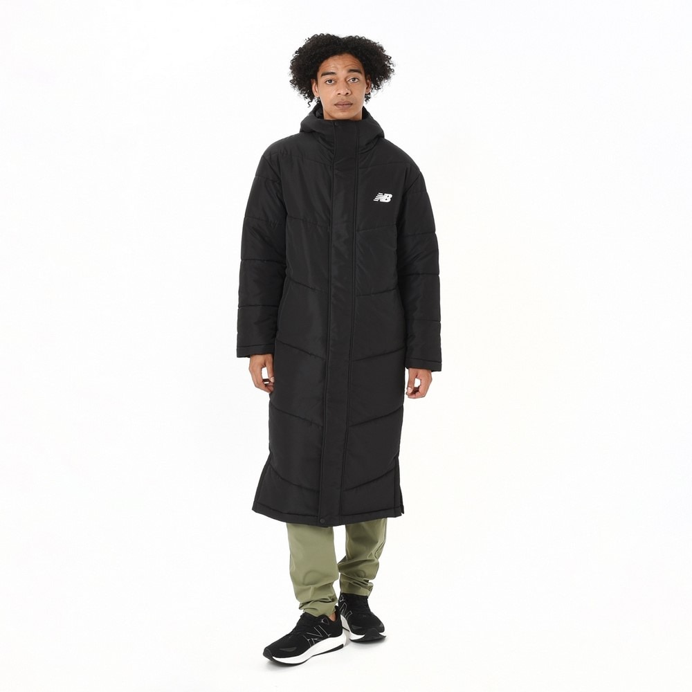 New Balance ブラック ベンチコート ニューバランス（new balance）（メンズ）ベンチコート
