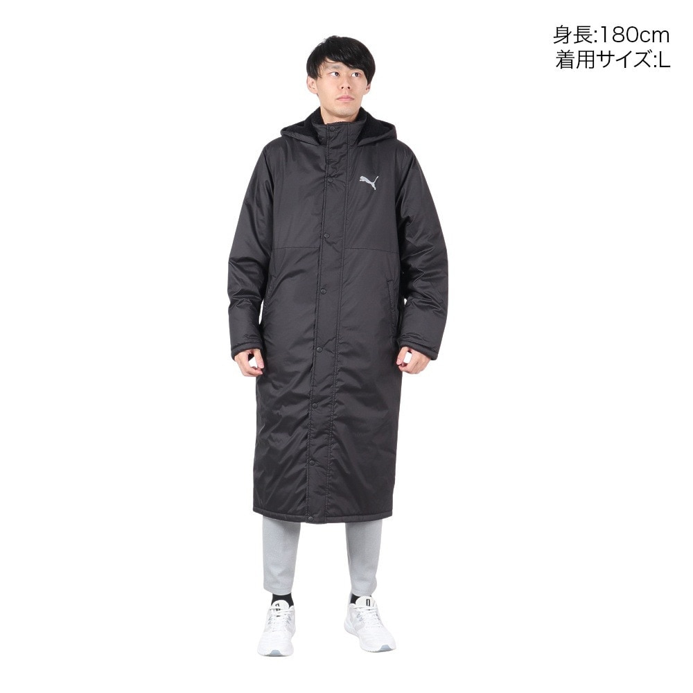 プーマ（PUMA）（メンズ）マジックサーモ ロングコート 684812 01 BLK
