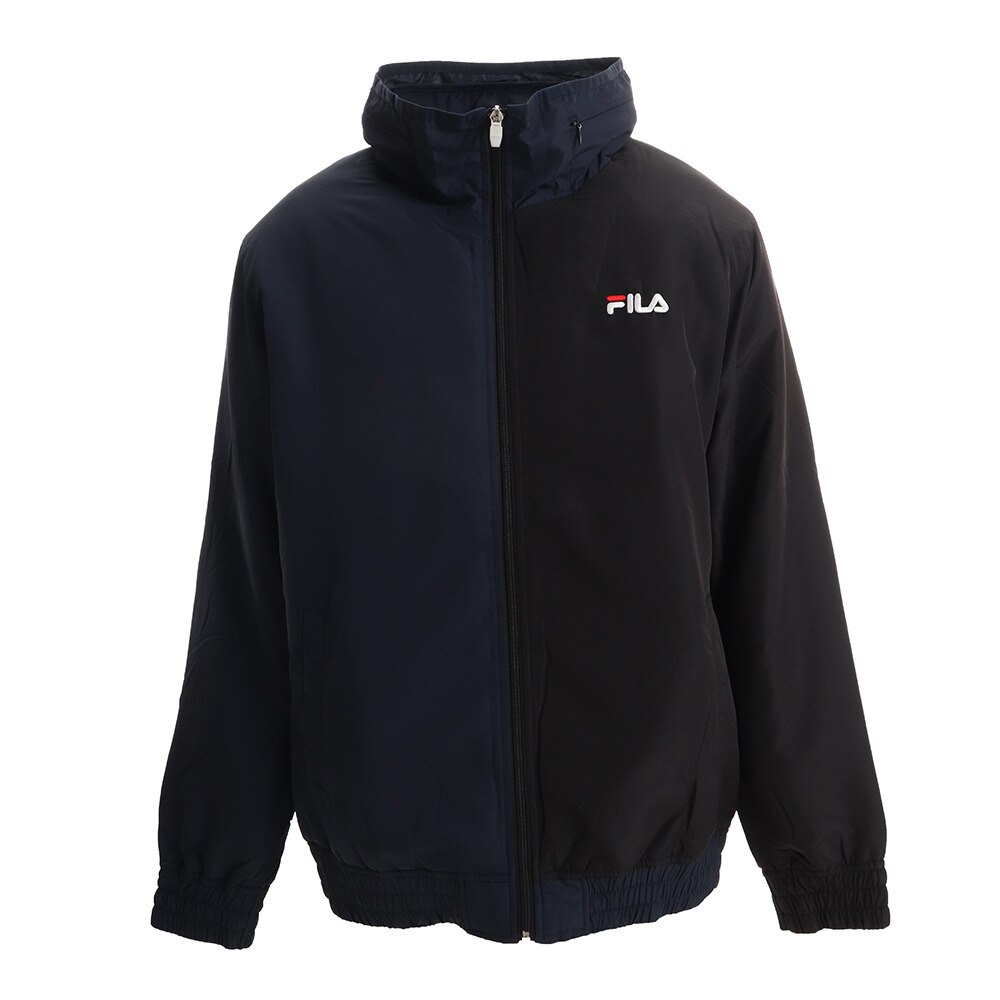  カラーブロック中綿ジャケット 449-307NV アウター
